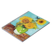 Sonnenblumen Vincent van Gogh Notizblock (Linke Seite)