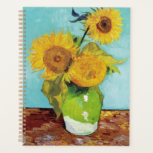 Sonnenblumen Vincent van Gogh Planer (Vorderseite)