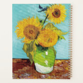 Sonnenblumen Vincent van Gogh Planer (Rückseite)