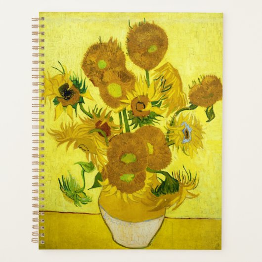 Sonnenblumen Vincent van Gogh Planer (Vorderseite)