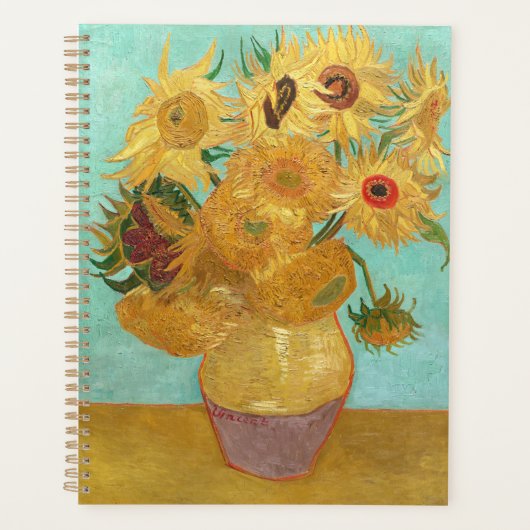 Sonnenblumen Vincent van Gogh Planer (Vorderseite)