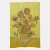Sonnenblumen, Vincent van Gogh Post-Impressionist Geschirrtuch (Vertikal)