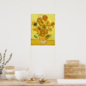 Sonnenblumen, Vincent van Gogh Poster (Küche)