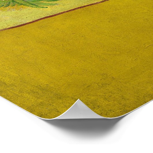 Sonnenblumen - Vincent van Gogh Poster (Ecke)