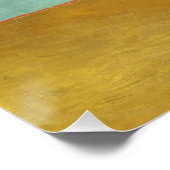 Sonnenblumen Vincent van Gogh Poster (Ecke)