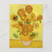 Sonnenblumen, Vincent van Gogh Postkarte (Vorderseite)