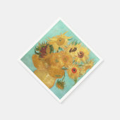 Sonnenblumen Vincent van Gogh Serviette (Ecke)