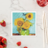Sonnenblumen Vincent van Gogh Serviette (Beispiel)