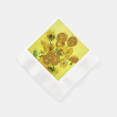 Sonnenblumen Vincent van Gogh Serviette (Ecke)