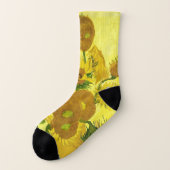 Sonnenblumen Vincent van Gogh Socken (Links - Außen)