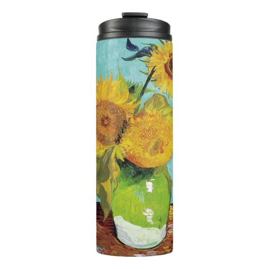 Sonnenblumen Vincent van Gogh Thermosbecher (Vorderseite)