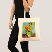 Sonnenblumen Vincent van Gogh Tragetasche (Vorderseite (Produkt))