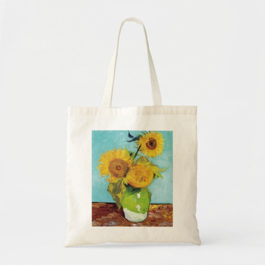 Sonnenblumen Vincent van Gogh Tragetasche (Vorne)
