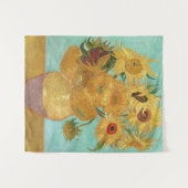 Sonnenblumen Vincent van Gogh Wandteppich (Vorderseite (Horizontal))