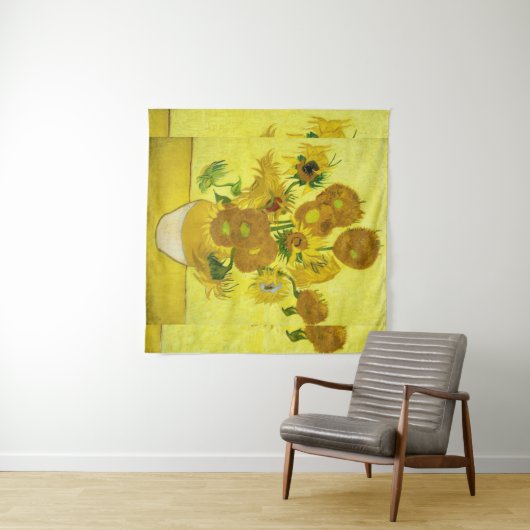 Sonnenblumen Vincent van Gogh Wandteppich (Beispiel (Horizontal))