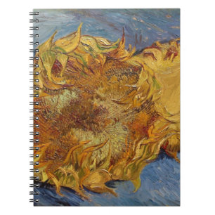 Sonnenblumen Vincent van Goghs , 1887 Notizblock