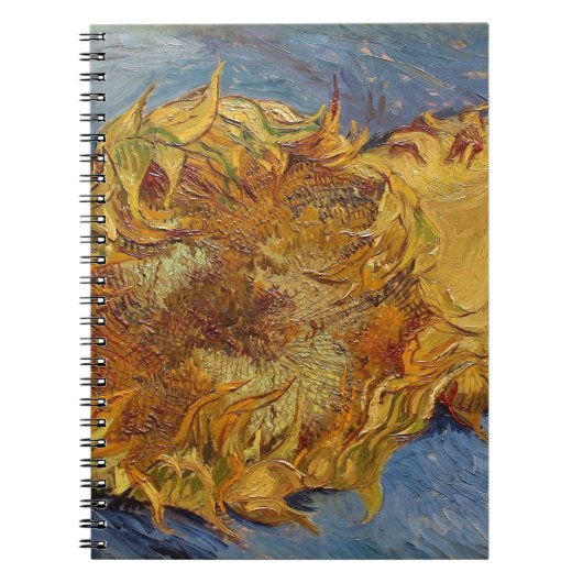 Sonnenblumen Vincent van Goghs |, 1887 Notizblock (Vorderseite)