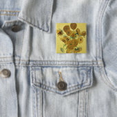 Sonnenblumen Vincent van Goghs |, 1888 Button (Beispiel)