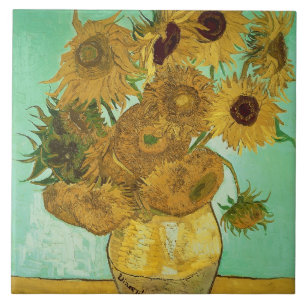 Sonnenblumen Vincent van Goghs  , 1888 Fliese