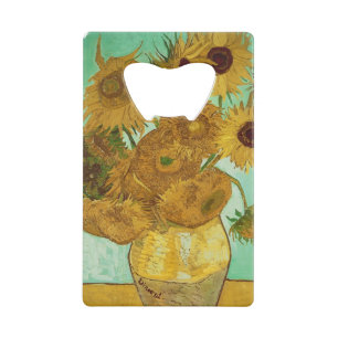 Sonnenblumen Vincent van Goghs , 1888 Geldbeutel Flaschenöffner