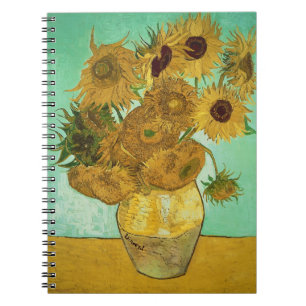 Sonnenblumen Vincent van Goghs , 1888 Notizblock