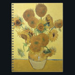 Sonnenblumen Vincent van Goghs |, 1888 Notizblock<br><div class="desc">Bild-Sammlungs-Zahl:  BAL970 Sonnenblumen,  1888 (Öl auf Leinwand). Gogh,  (1853-90) Öl Vincent-Packwagens auf Leinwand. National Gallery,  London,  Großbritannien.  1888</div>