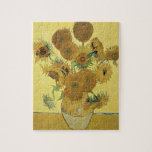 Sonnenblumen Vincent van Goghs |, 1888 Puzzle<br><div class="desc">Bild-Sammlungs-Zahl:  BAL970 Sonnenblumen,  1888 (Öl auf Leinwand). Gogh,  (1853-90) Öl Vincent-Packwagens auf Leinwand. National Gallery,  London,  Großbritannien.  1888</div>