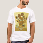 Sonnenblumen Vincent van Goghs |, 1888 T-Shirt<br><div class="desc">Sonnenblumen,  1888% pipe% durch Kunst-Standort Vincent van Goghs |: National Gallery,  Bild-Sammlungs-Zahl Londons,  Großbritannien | niederländische Künstler-|: BAL970</div>