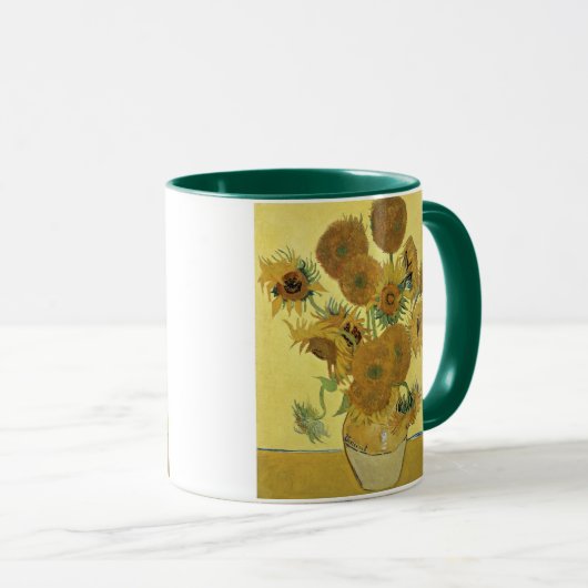 Sonnenblumen Vincent van Goghs |, 1888 Tasse (VorderseiteRechts)