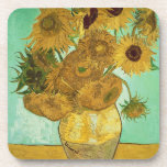 Sonnenblumen Vincent van Goghs |, 1888 Untersetzer<br><div class="desc">Bild-Sammlungs-Zahl:  BAL20294 Sonnenblumen,  1888 (Öl auf Leinwand). Gogh,  (1853-90) Öl Vincent-Packwagens auf Leinwand. Neue Pinakothek,  München,  Deutschland.  1888</div>