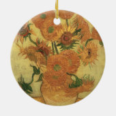 Sonnenblumen Vincent van Goghs |, 1889 Keramikornament (Hinten)