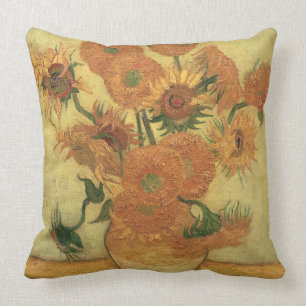 Sonnenblumen Vincent van Goghs , 1889 Kissen