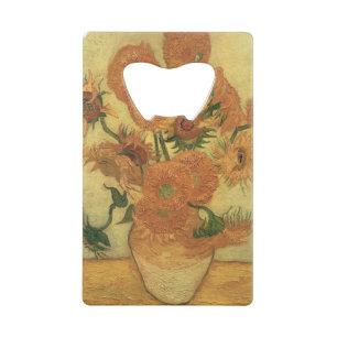 Sonnenblumen Vincent van Goghs  , 1889 Kreditkarten Flaschenöffner