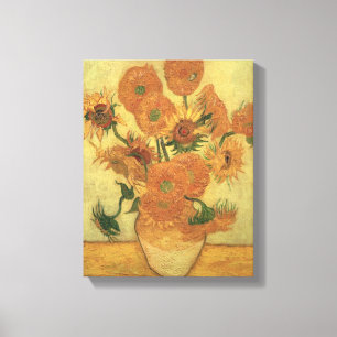 Sonnenblumen Vincent van Goghs , 1889 Leinwanddruck