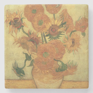 Sonnenblumen Vincent van Goghs  , 1889 Steinuntersetzer
