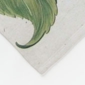 Sonnenblumen Vintag Damask Blume Art Fleecedecke (Ecke)