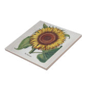 Sonnenblumen Vintag Damask Blume Art Fliese (Seite)