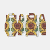 Sonnenblumen Vintag Damask Blume Art Geschenkschachtel (Ungefaltet)