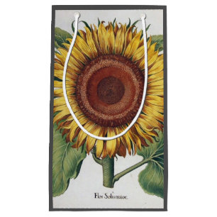 Sonnenblumen Vintag Damask Blume Art Kleine Geschenktüte