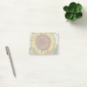 Sonnenblumen Vintag Damask Blume Art Post-it Klebezettel (Büro)