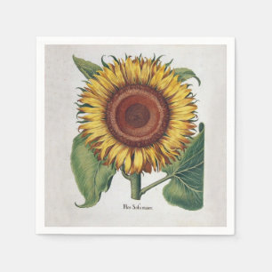 Sonnenblumen Vintag Damask Blume Art Serviette
