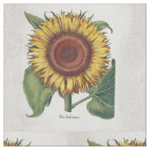 Sonnenblumen Vintag Damask Blume Art Stoff (Nahaufnahme)