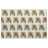 Sonnenblumen Vintag Damask Blume Art Stoff (Fat Quarter (45,7 x 55,9 cm))