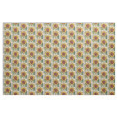 Sonnenblumen Vintag Damask Blume Art Stoff (Yard (91,4 cm))