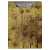 Sonnenblumen Vintag Klemmbrett (Vorderseite)