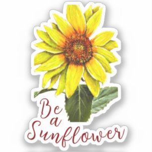 Sonnenblumen-Vinyl-Aufkleber Aufkleber