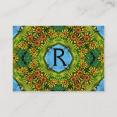 SONNENBLUMEN VISITENKARTE (Rückseite)