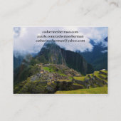 Sonnenblumen Visitenkarte 2 (Rückseite)