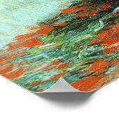 Sonnenblumen von Claude Monet Poster (Ecke)