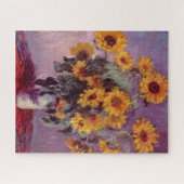 Sonnenblumen von Claude Monet Puzzle (Horizontal)